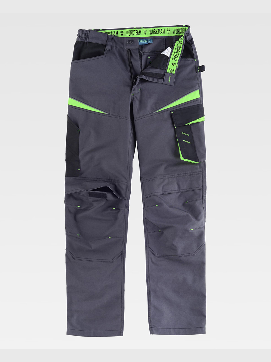 grigio scuro / lime